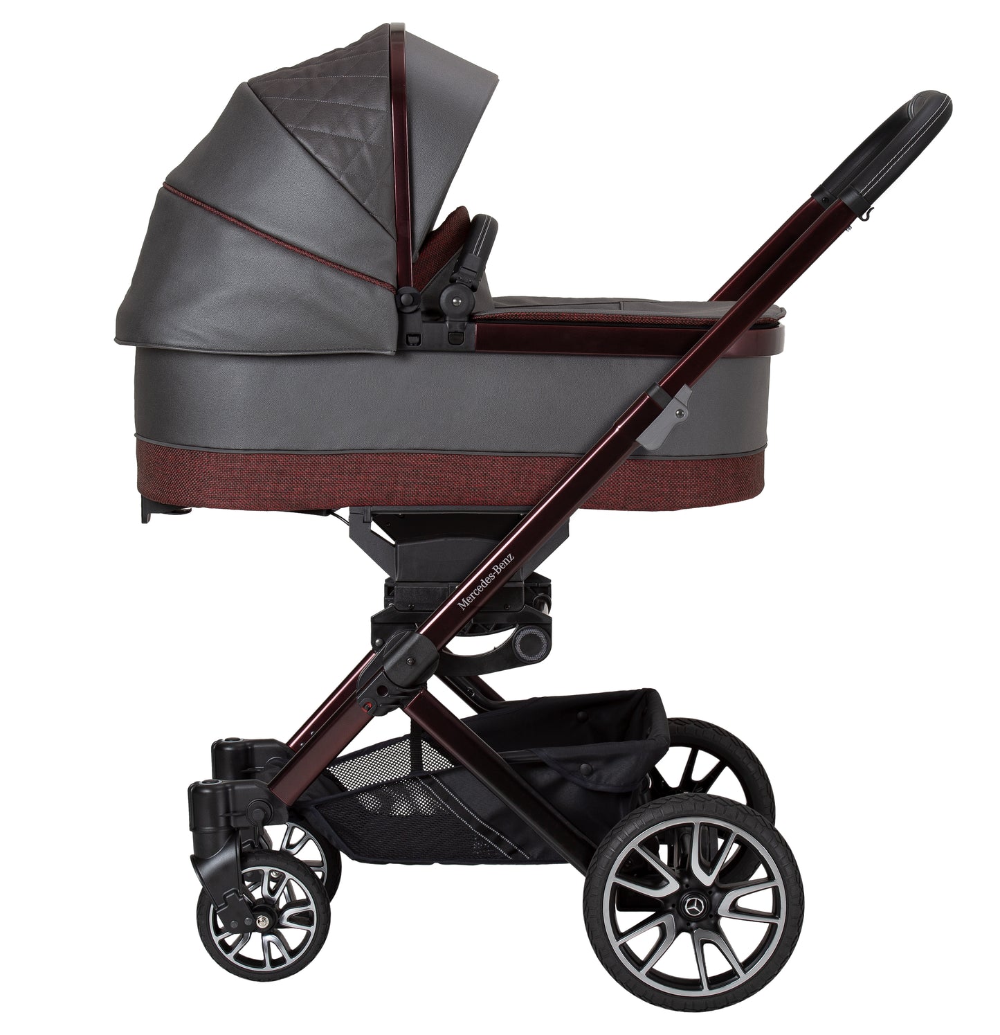Mercedes Benz Avantgarde GTX Stroller, Carrycot & Accessories with Cozy N Safe Avalon i-Size Baby Car Seat and base Bundle - Tourmaline