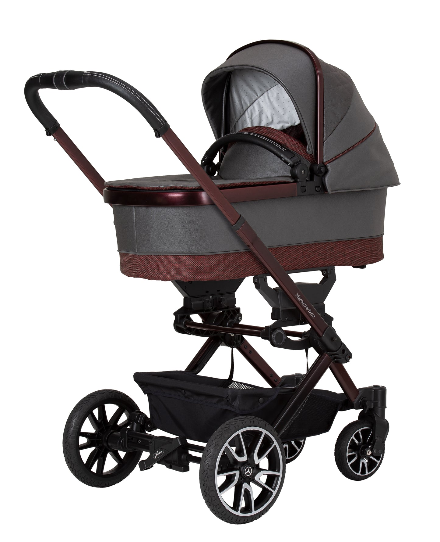 Mercedes Benz Avantgarde GTX Stroller, Carrycot & Accessories with Cozy N Safe Avalon i-Size Baby Car Seat and base Bundle - Tourmaline