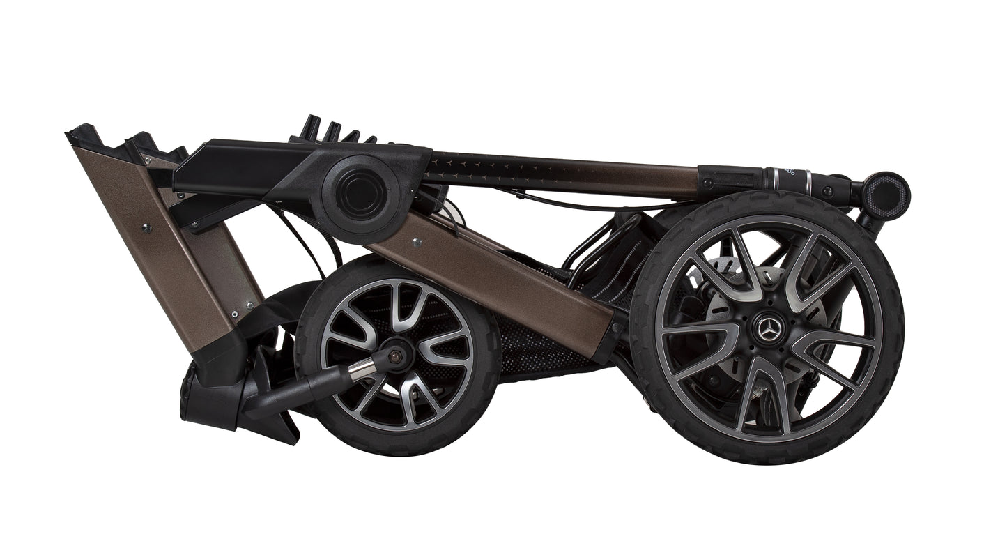Mercedes Benz All-Terrain GTR Travel System with Britax Baby Safe Pro Car Seat - Truffle