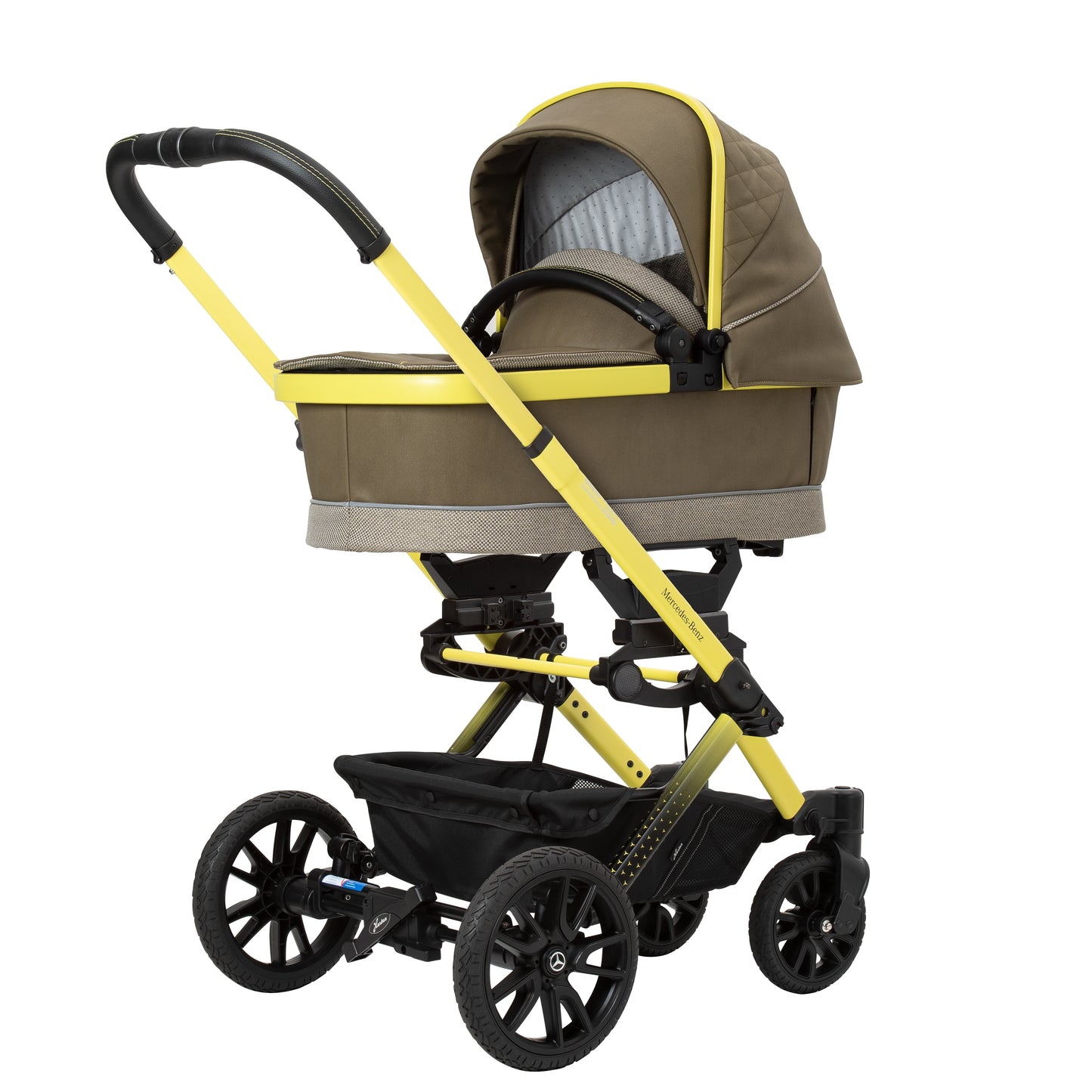 Mercedes Benz Avantgarde GTX Travel System with Britax Baby Safe Pro Car Seat - Electric Yellow
