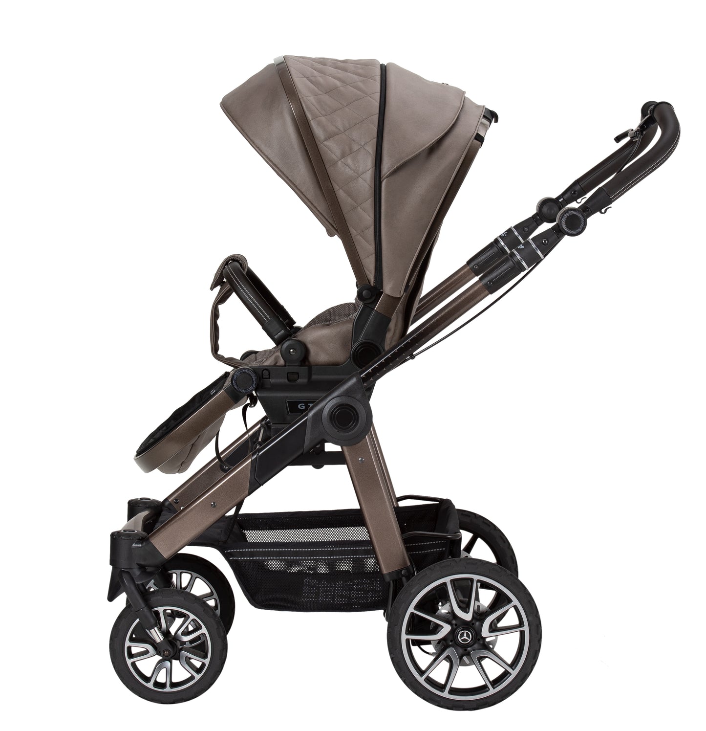Mercedes Benz All-Terrain GTR Travel System with Britax Baby Safe Pro Car Seat - Truffle
