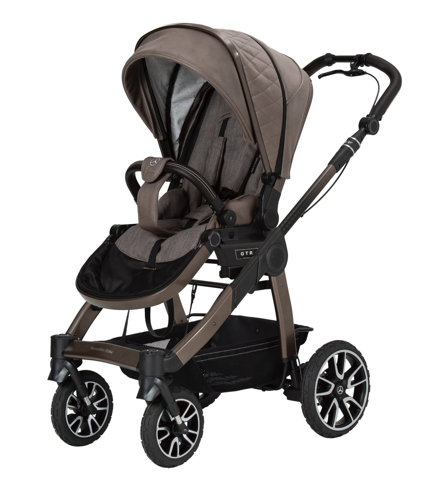 Mercedes Benz All-Terrain GTR Travel System with Britax Baby Safe Pro Car Seat - Truffle