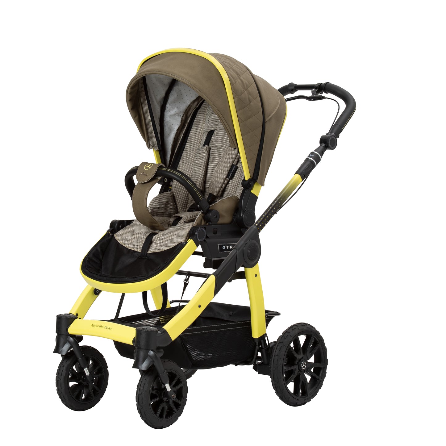 Mercedes Benz All-Terrain GTR Travel System with Britax Baby Safe Pro Car Seat - Electric Yellow