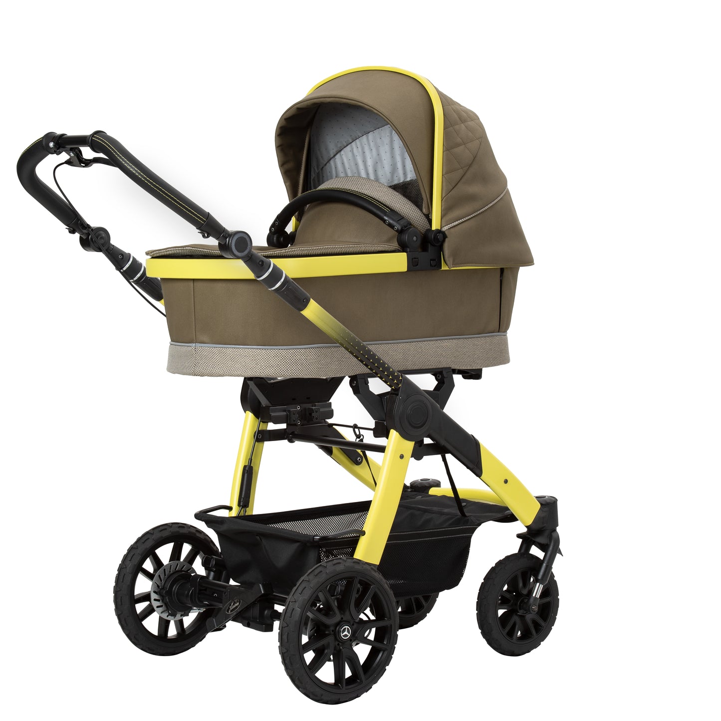 Mercedes Benz All-Terrain GTR Travel System with Britax Baby Safe Pro Car Seat - Electric Yellow