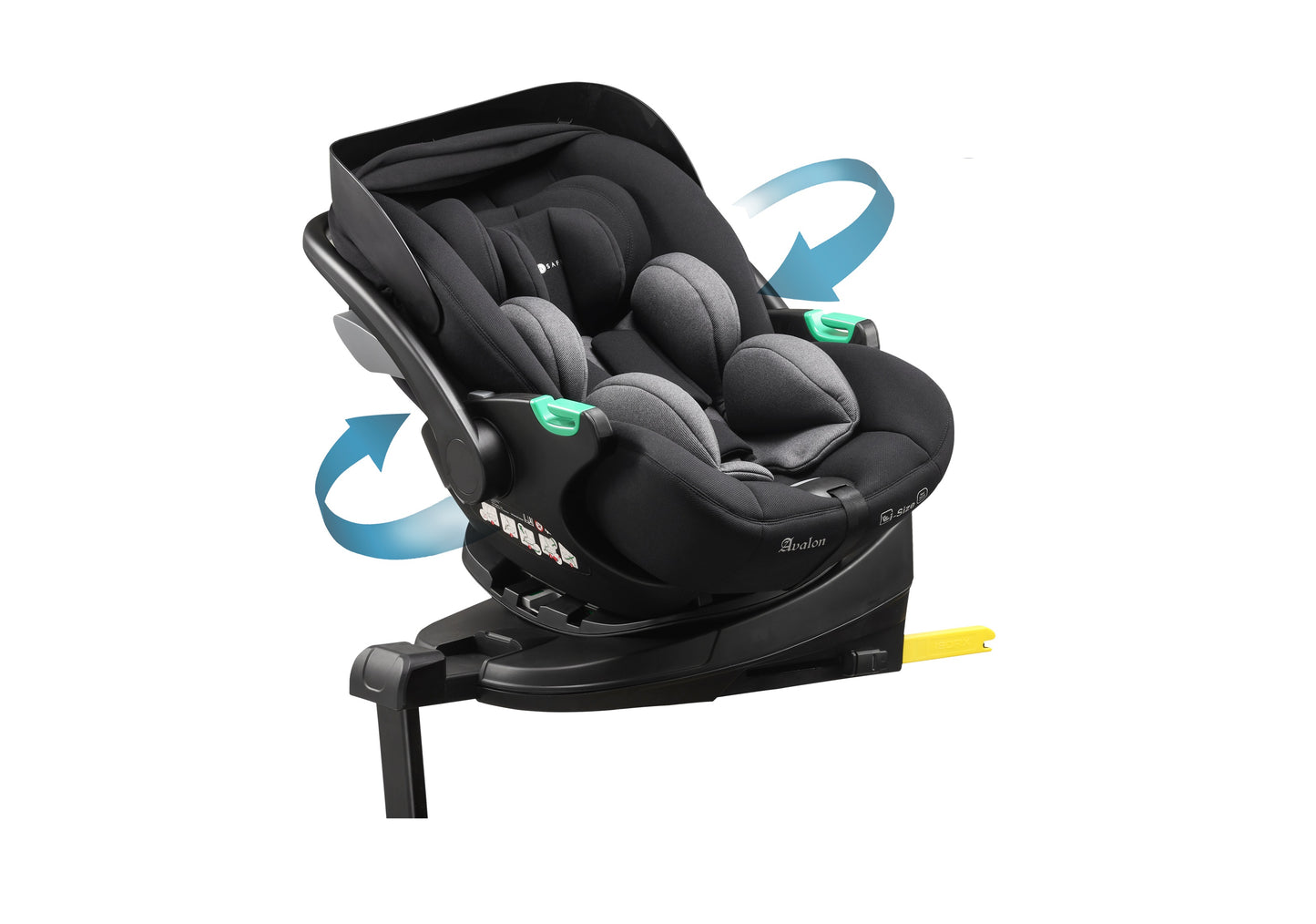 Mercedes Benz All-Terrain GTR Stroller, Carrycot & Accessories with Cozy N Safe Avalon i-Size Baby Car Seat and base Bundle - Sage Grey