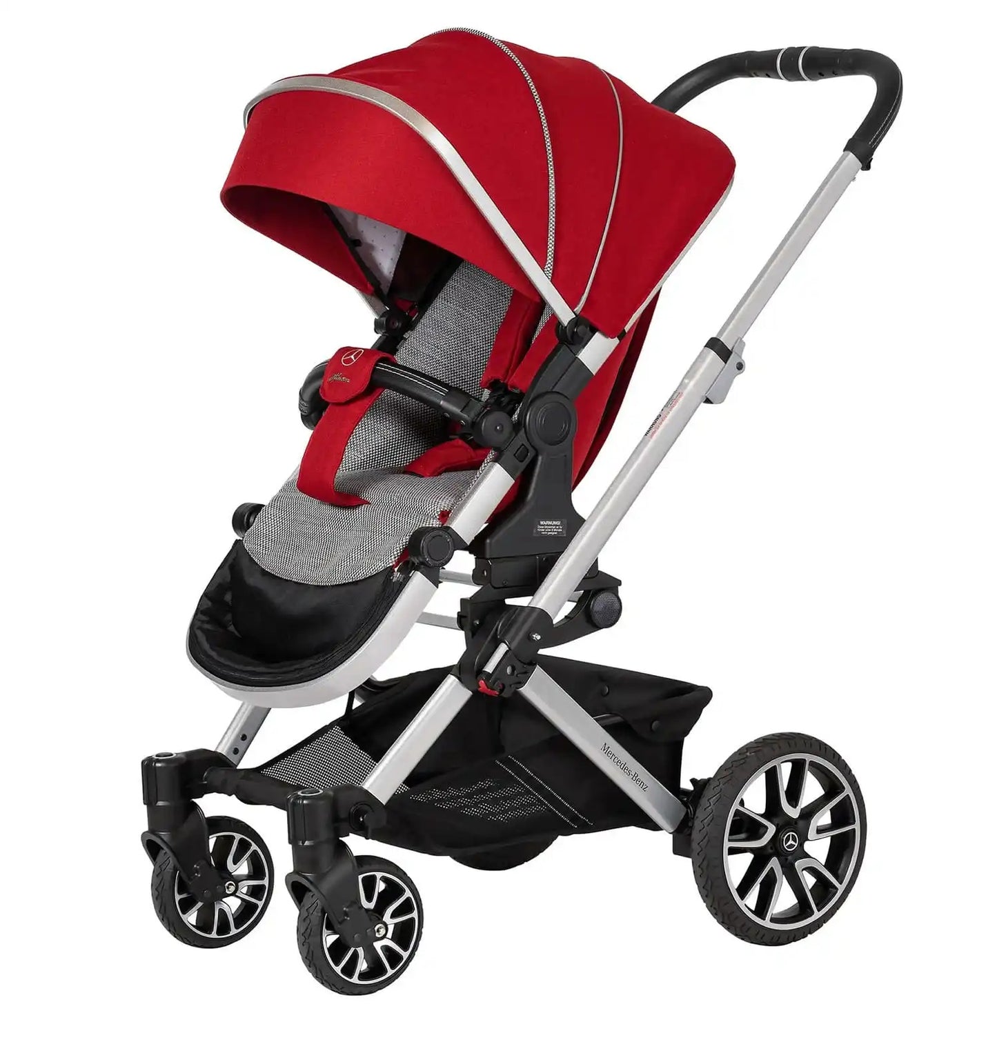 Mercedes Benz Avantgarde GTX Travel System with Britax Baby Safe Pro Car Seat - Hyacinth Red