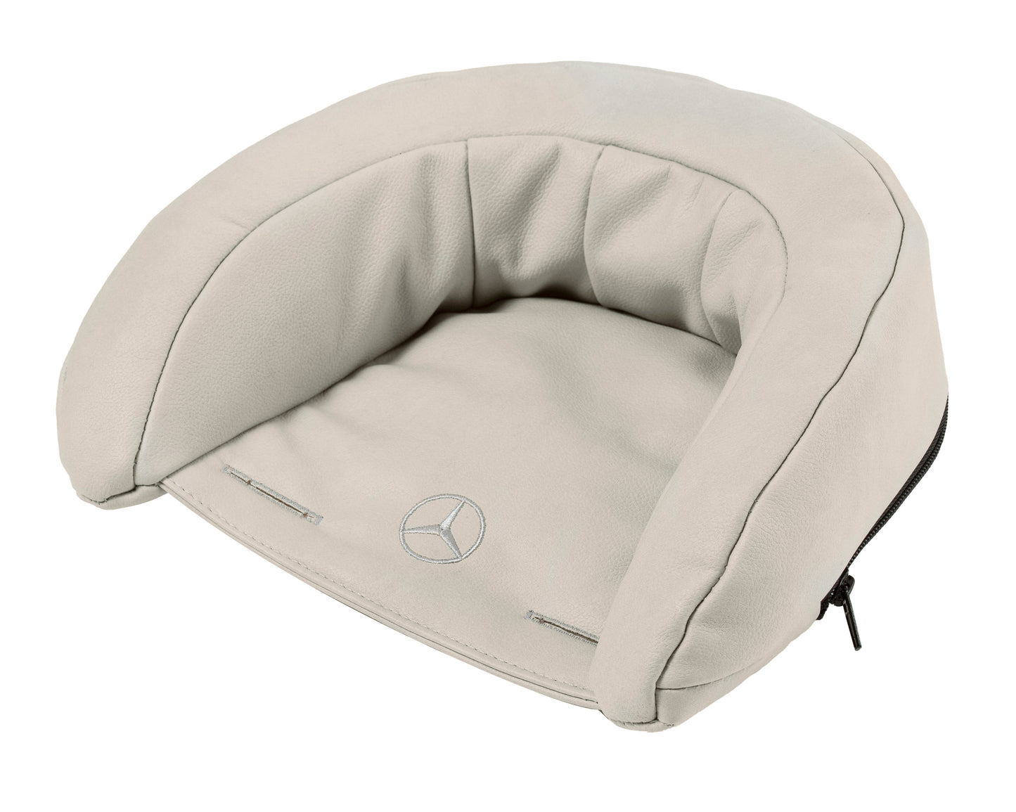 Provide your little one with exceptional comfort and support on every journey. This premium headrest is specially shaped to cradle and protect the delicate neck and head area, helping to keep them secure and comfortable while out and about. Crafted with a soft, high-quality cover and a dimensionally stable foam insert, it retains its shape use after use. Finished with an elegant Mercedes Benz logo for a touch of style.
Suitable for all GTR models in the Mercedes-Benz Collection