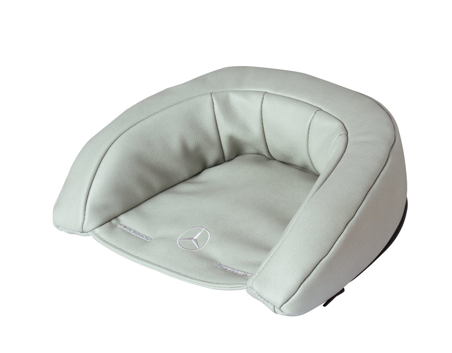 Provide your little one with exceptional comfort and support on every journey. This premium headrest is specially shaped to cradle and protect the delicate neck and head area, helping to keep them secure and comfortable while out and about. Crafted with a soft, high-quality cover and a dimensionally stable foam insert, it retains its shape use after use. Finished with an elegant Mercedes Benz logo for a touch of style.
Suitable for all GTR models in the Mercedes-Benz Collection