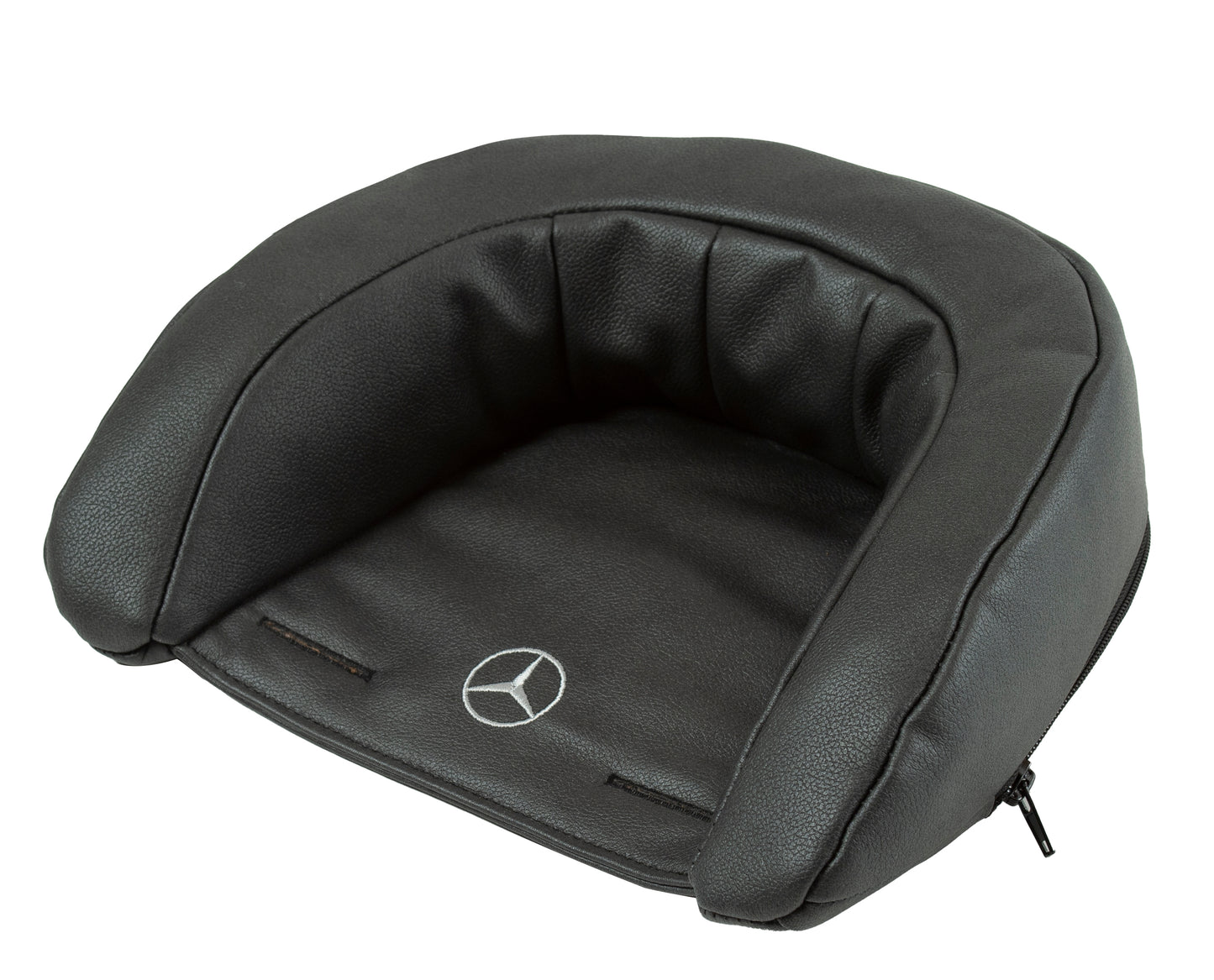 Provide your little one with exceptional comfort and support on every journey. This premium headrest is specially shaped to cradle and protect the delicate neck and head area, helping to keep them secure and comfortable while out and about. Crafted with a soft, high-quality cover and a dimensionally stable foam insert, it retains its shape use after use. Finished with an elegant Mercedes Benz logo for a touch of style.
Suitable for all GTR models in the Mercedes-Benz Collection