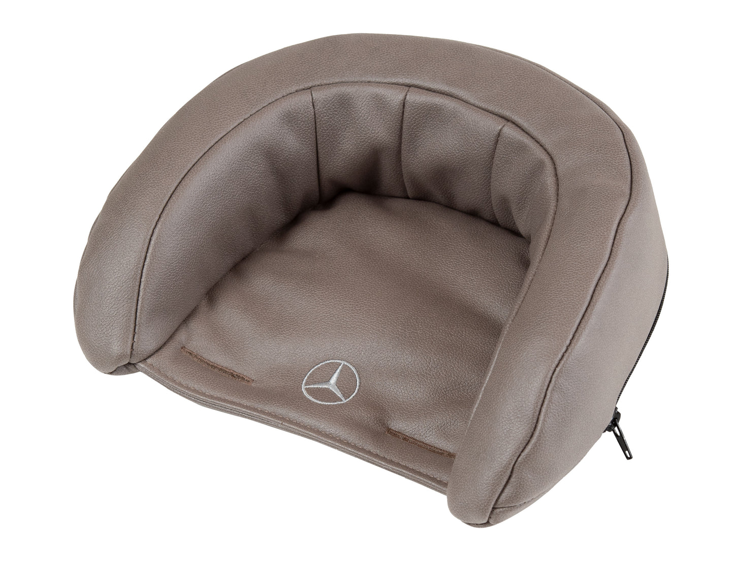Provide your little one with exceptional comfort and support on every journey. This premium headrest is specially shaped to cradle and protect the delicate neck and head area, helping to keep them secure and comfortable while out and about. Crafted with a soft, high-quality cover and a dimensionally stable foam insert, it retains its shape use after use. Finished with an elegant Mercedes Benz logo for a touch of style.
Suitable for all GTR models in the Mercedes-Benz Collection