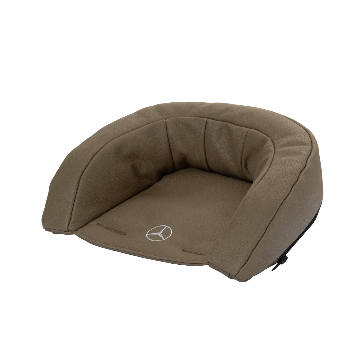 Provide your little one with exceptional comfort and support on every journey. This premium headrest is specially shaped to cradle and protect the delicate neck and head area, helping to keep them secure and comfortable while out and about. Crafted with a soft, high-quality cover and a dimensionally stable foam insert, it retains its shape use after use. Finished with an elegant Mercedes Benz logo for a touch of style.
Suitable for all GTR models in the Mercedes-Benz Collection