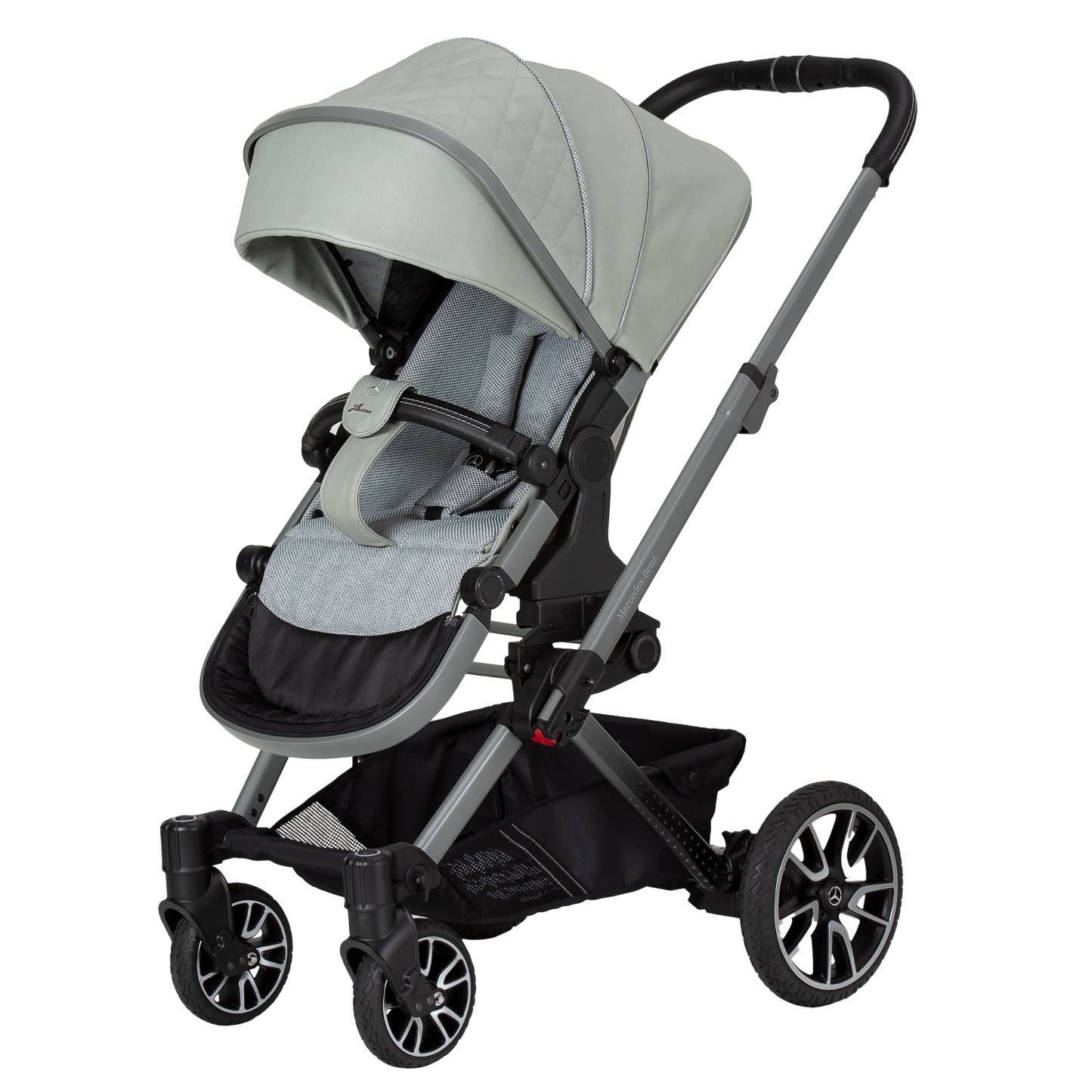 Mercedes Benz Avantgarde GTX Travel System with Britax Baby Safe Pro Car Seat - Sage Grey