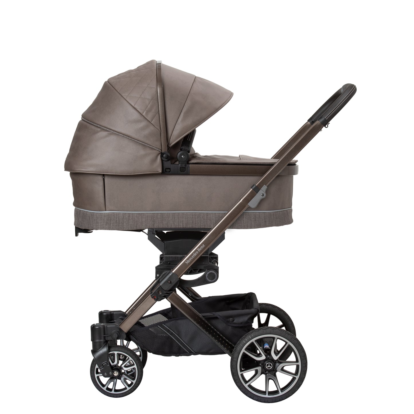 Mercedes Benz Avantgarde GTX Travel System with Britax Baby Safe Pro Car Seat - Truffle