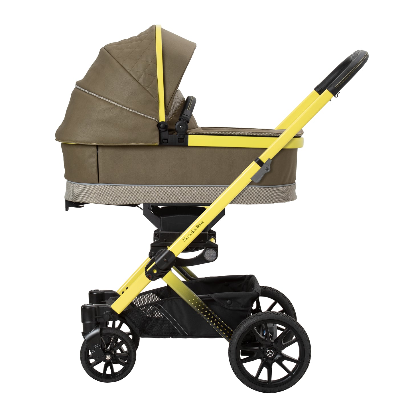Mercedes Benz Avantgarde GTX Travel System with Britax Baby Safe Pro Car Seat - Electric Yellow