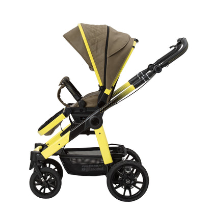 Mercedes Benz All-Terrain GTR Travel System with Britax Baby Safe Pro Car Seat - Electric Yellow