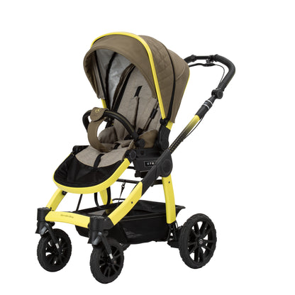 Mercedes Benz All-Terrain GTR Travel System with Britax Baby Safe Pro Car Seat - Electric Yellow