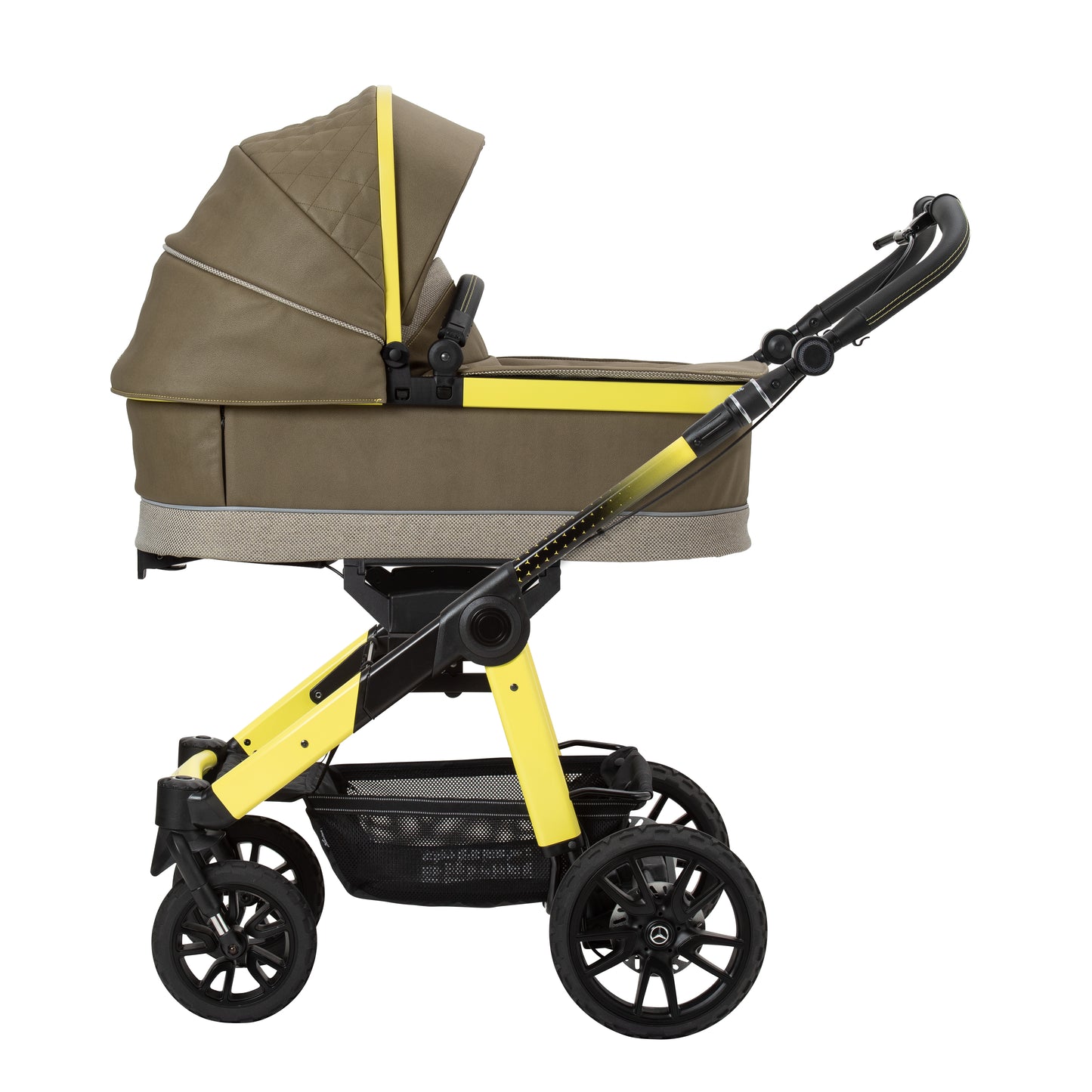 Mercedes Benz All-Terrain GTR Travel System with Britax Baby Safe Pro Car Seat - Electric Yellow