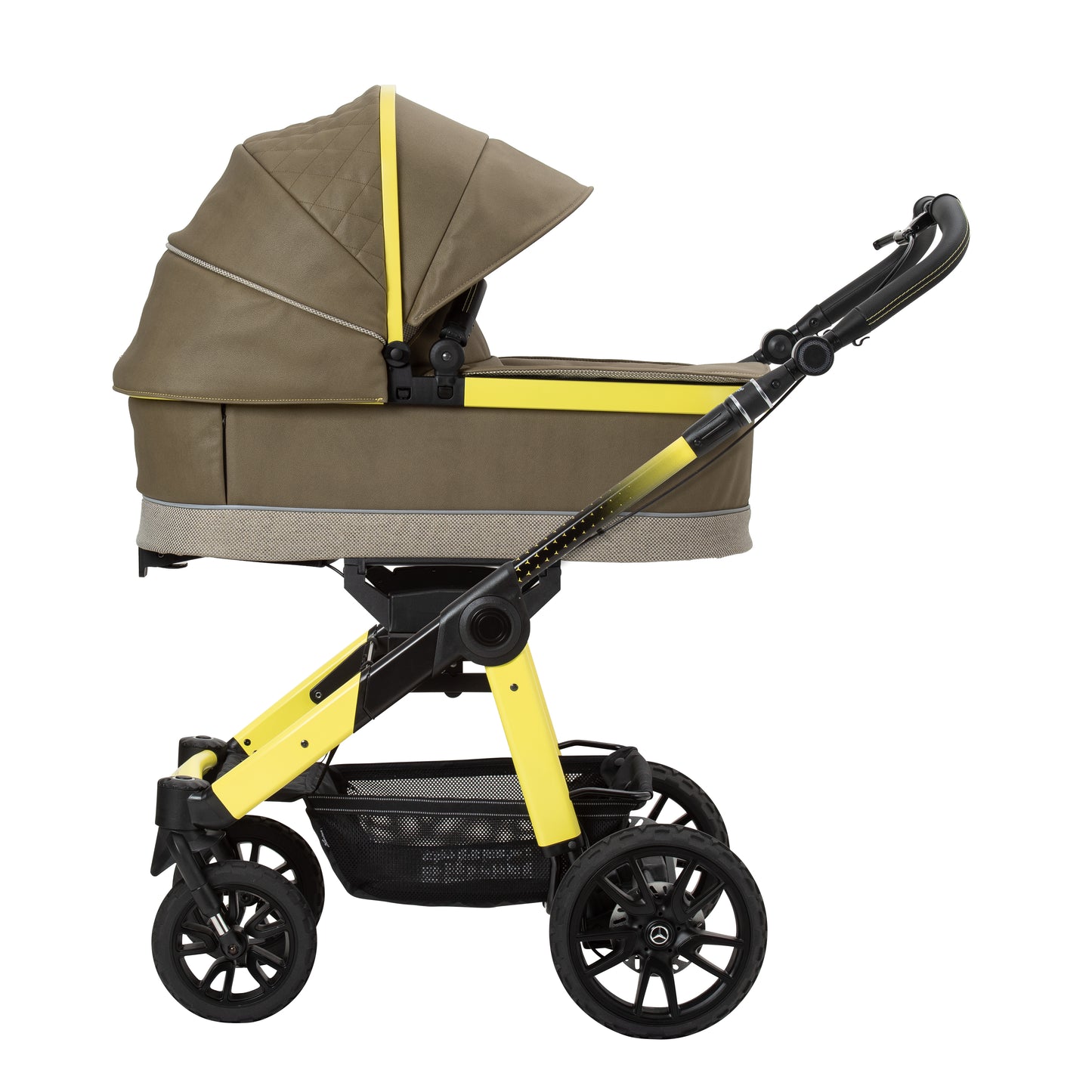 Mercedes Benz All-Terrain GTR Travel System with Britax Baby Safe Pro Car Seat - Electric Yellow