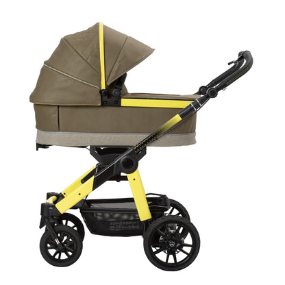 Mercedes Benz All-Terrain GTR Travel System with Britax Baby Safe Pro Car Seat - Electric Yellow