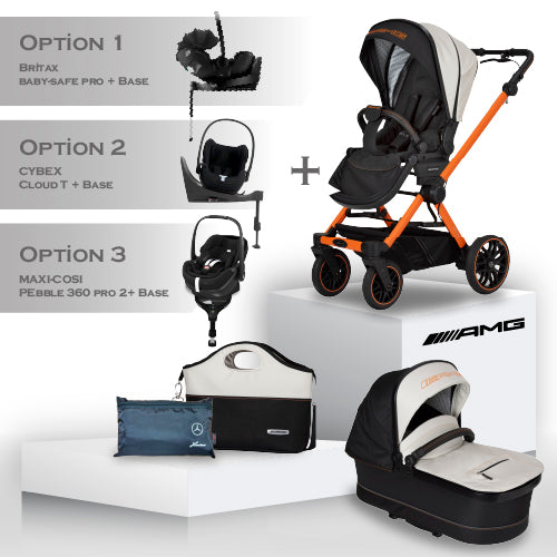Mercedes AMG GT² Travel System - Magmabeam - Christmax Car Seat Bundle