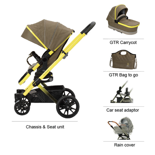 Mercedes-Benz Avantgarde GTX Pushchair in Electric Yellow