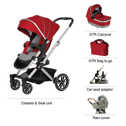 Mercedes-Benz Avantgarde GTX Pushchair - Hyacinth Red