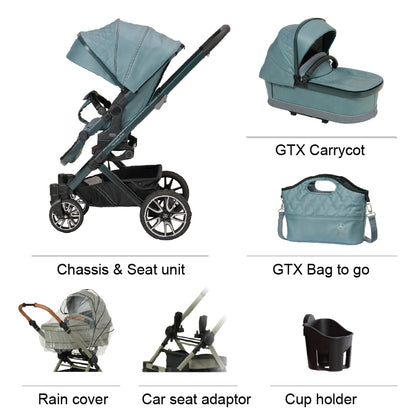 Mercedes-Benz Avantgarde GTX Pushchair in Verde Silber *** This item will be available approximately 5 weeks after the order is placed ***