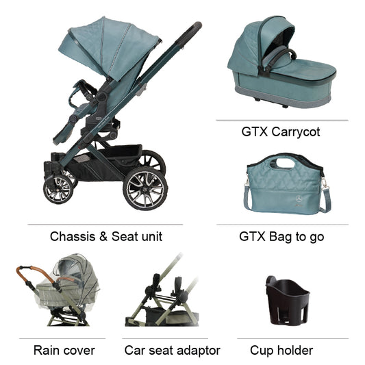 Mercedes-Benz Avantgarde GTX Pushchair in Verde Silber *** This item will be available approximately 5 weeks after the order is placed ***