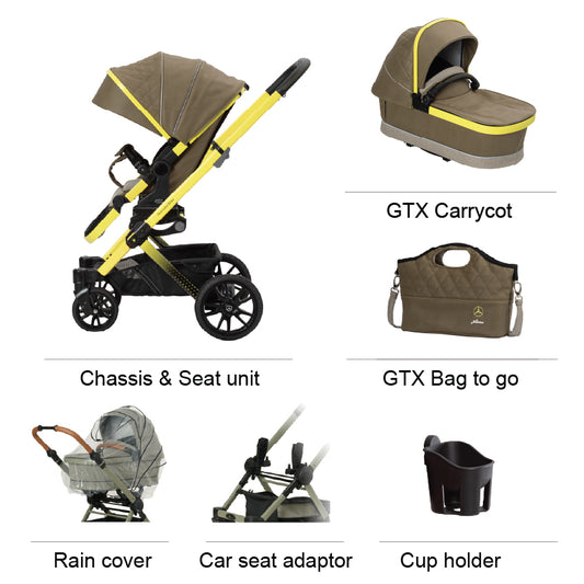 Mercedes-Benz Avantgarde GTX Pushchair in Electric Yellow