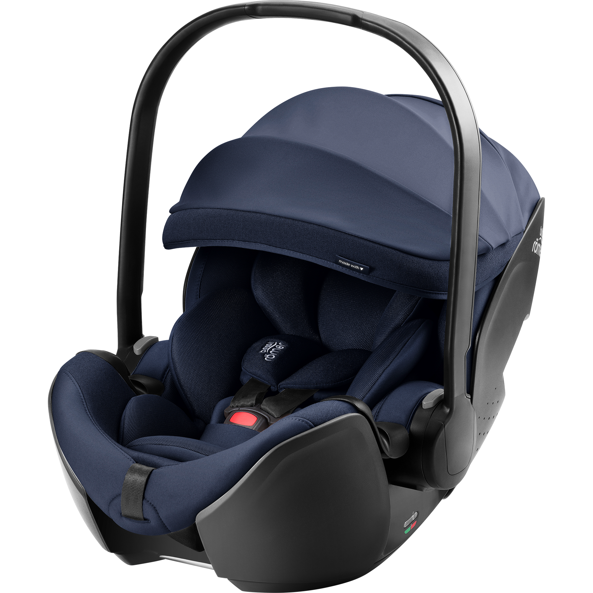 navy blue car seat and stroller Mercedes AMG GT² Travel System with Britax Baby Safe Pro Car Seat