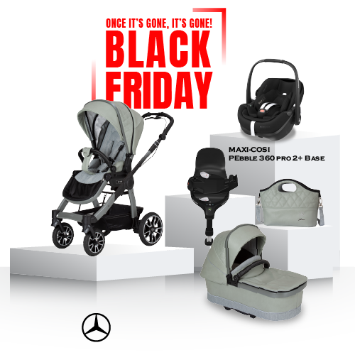 Black Friday Mercedes ALL-TERRAIN GTR Travel System - Sage Grey