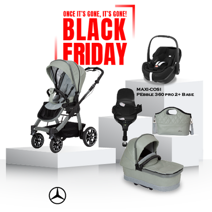Black Friday Mercedes ALL-TERRAIN GTR Travel System - Sage Grey