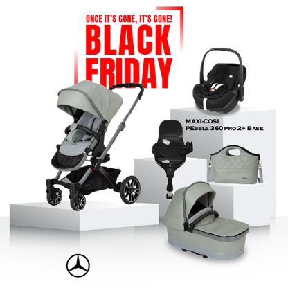 Black Friday Mercedes AVANTGARDE GTX Travel System - Sage Grey