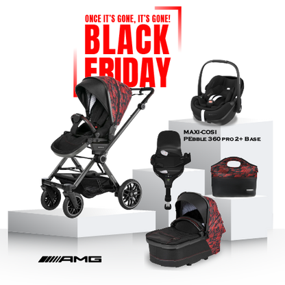 Black Friday Mercedes AMG GT² Travel System Limited Edition - Hyper Red