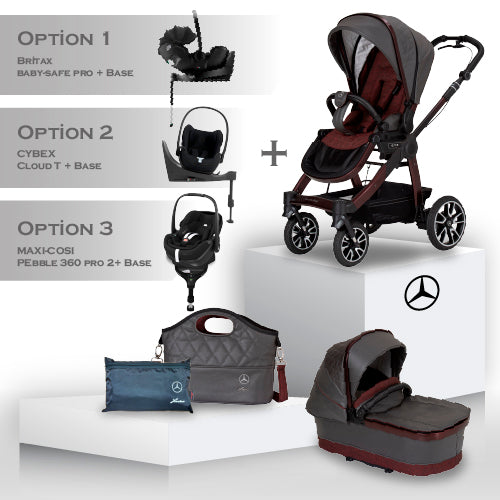 Mercedes Benz All-Terrain GTR Travel System - Tourmaline - Car Seat Bundle