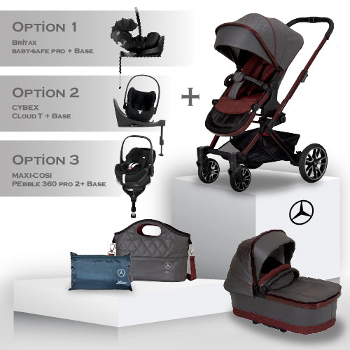 Mercedes Benz Avantgarde GTX Travel System - Tourmaline - Car Seat Bundle