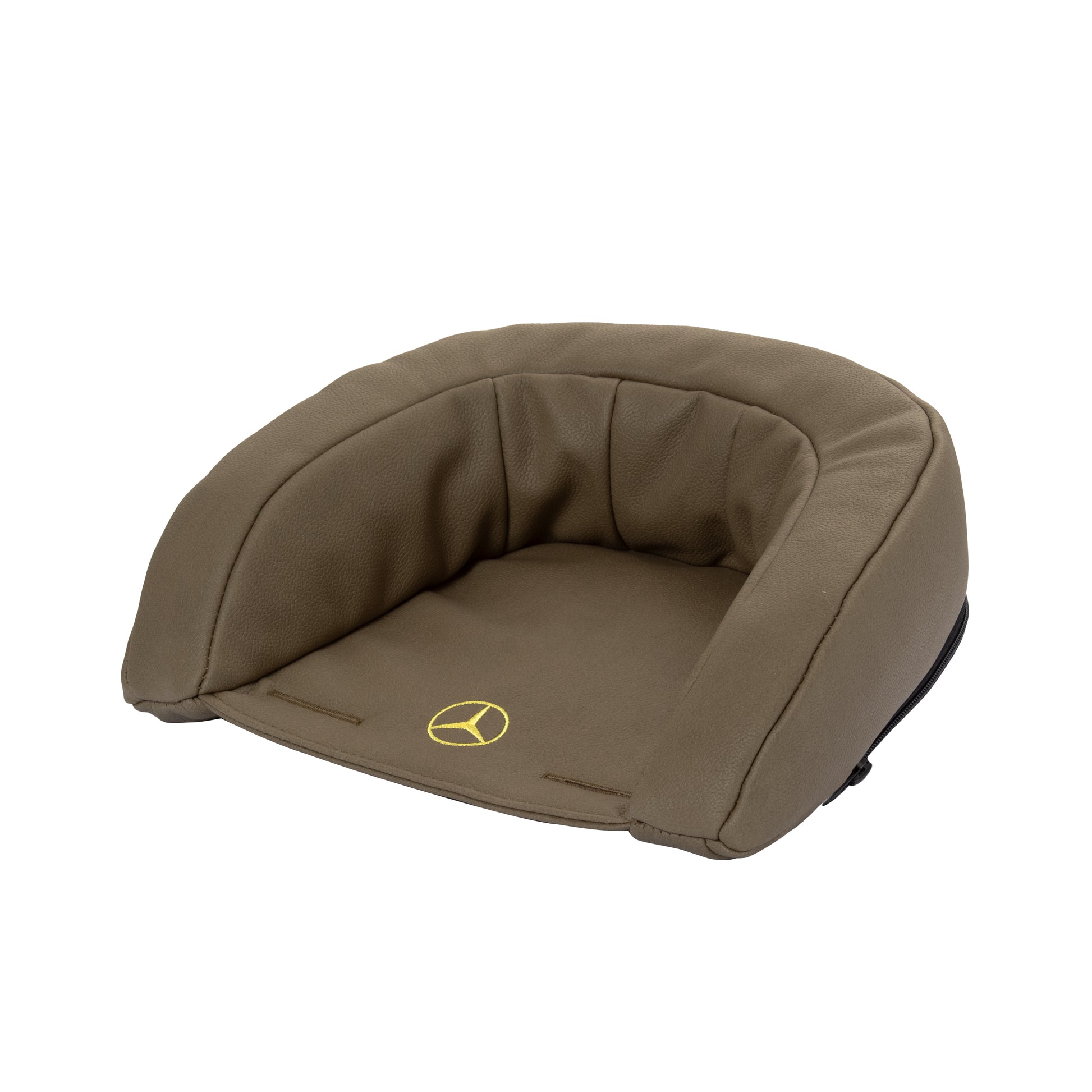 Provide your little one with exceptional comfort and support on every journey. This premium headrest is specially shaped to cradle and protect the delicate neck and head area, helping to keep them secure and comfortable while out and about. Crafted with a soft, high-quality cover and a dimensionally stable foam insert, it retains its shape use after use. Finished with an elegant Mercedes Benz logo for a touch of style.
Suitable for all GTR models in the Mercedes-Benz Collection