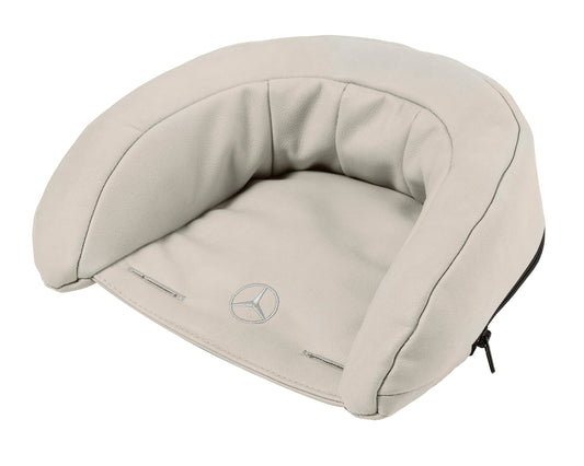 Provide your little one with exceptional comfort and support on every journey. This premium headrest is specially shaped to cradle and protect the delicate neck and head area, helping to keep them secure and comfortable while out and about. Crafted with a soft, high-quality cover and a dimensionally stable foam insert, it retains its shape use after use. Finished with an elegant Mercedes Benz logo for a touch of style.
Suitable for all GTR models in the Mercedes-Benz Collection