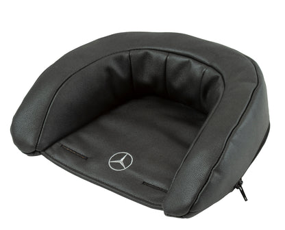 Provide your little one with exceptional comfort and support on every journey. This premium headrest is specially shaped to cradle and protect the delicate neck and head area, helping to keep them secure and comfortable while out and about. Crafted with a soft, high-quality cover and a dimensionally stable foam insert, it retains its shape use after use. Finished with an elegant Mercedes Benz logo for a touch of style.
Suitable for all GTR models in the Mercedes-Benz Collection