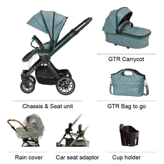 Mercedes Performance GTR Travel System - Verde Silber