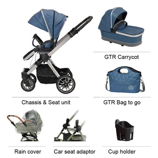 Mercedes Performance GTR Travel System - Vintage Blue