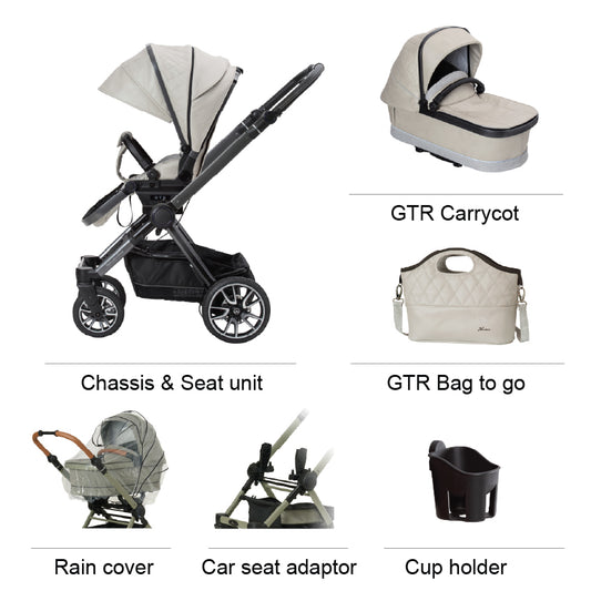 Mercedes Performance GTR Travel System - Moonstone *** This item will be available approximately 5 weeks after the order is placed ***