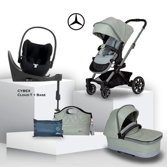 Mercedes AVANTGARDE GTX Travel System - Sage Grey - End of Year Sales