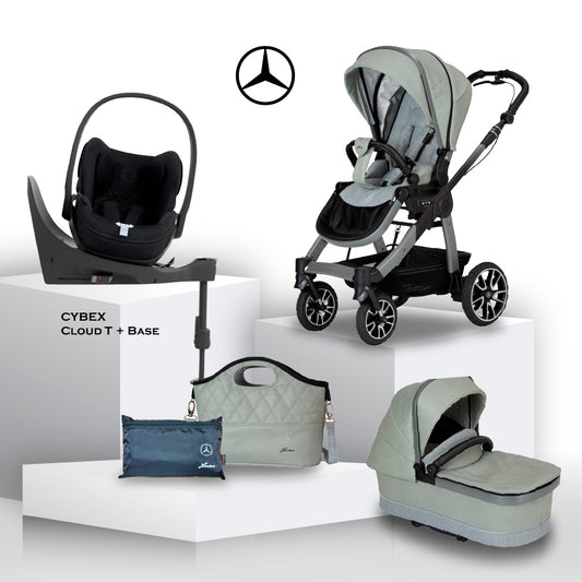 Mercedes ALL-TERRAIN GTR Travel System - Sage Grey - End of Year Sales