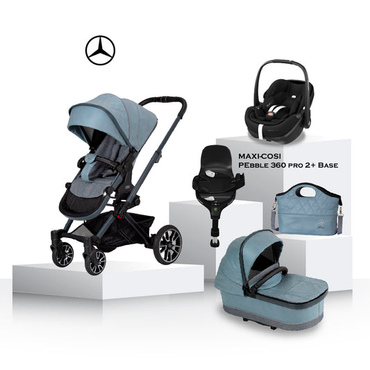 Mercedes AVANTGARDE GTX Travel System - Denim Blue - End of Year Sales