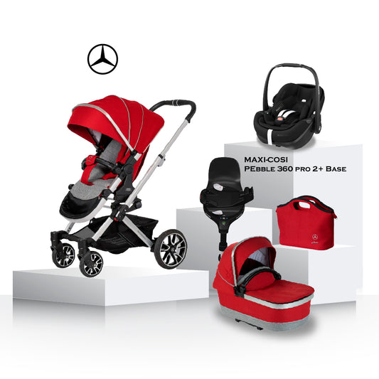 Mercedes AVANTGARDE GTX Travel System - Hyacinth Red - End of Year Sales