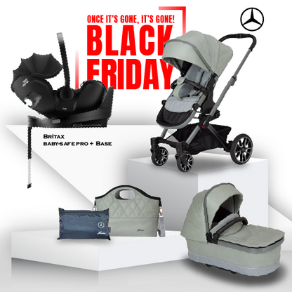 Black Friday Mercedes AVANTGARDE GTX Travel System - Sage Grey