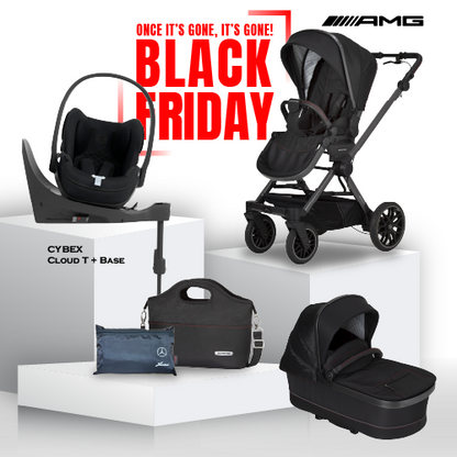 Black Friday Mercedes AMG GT² Travel System - Charcoal Black