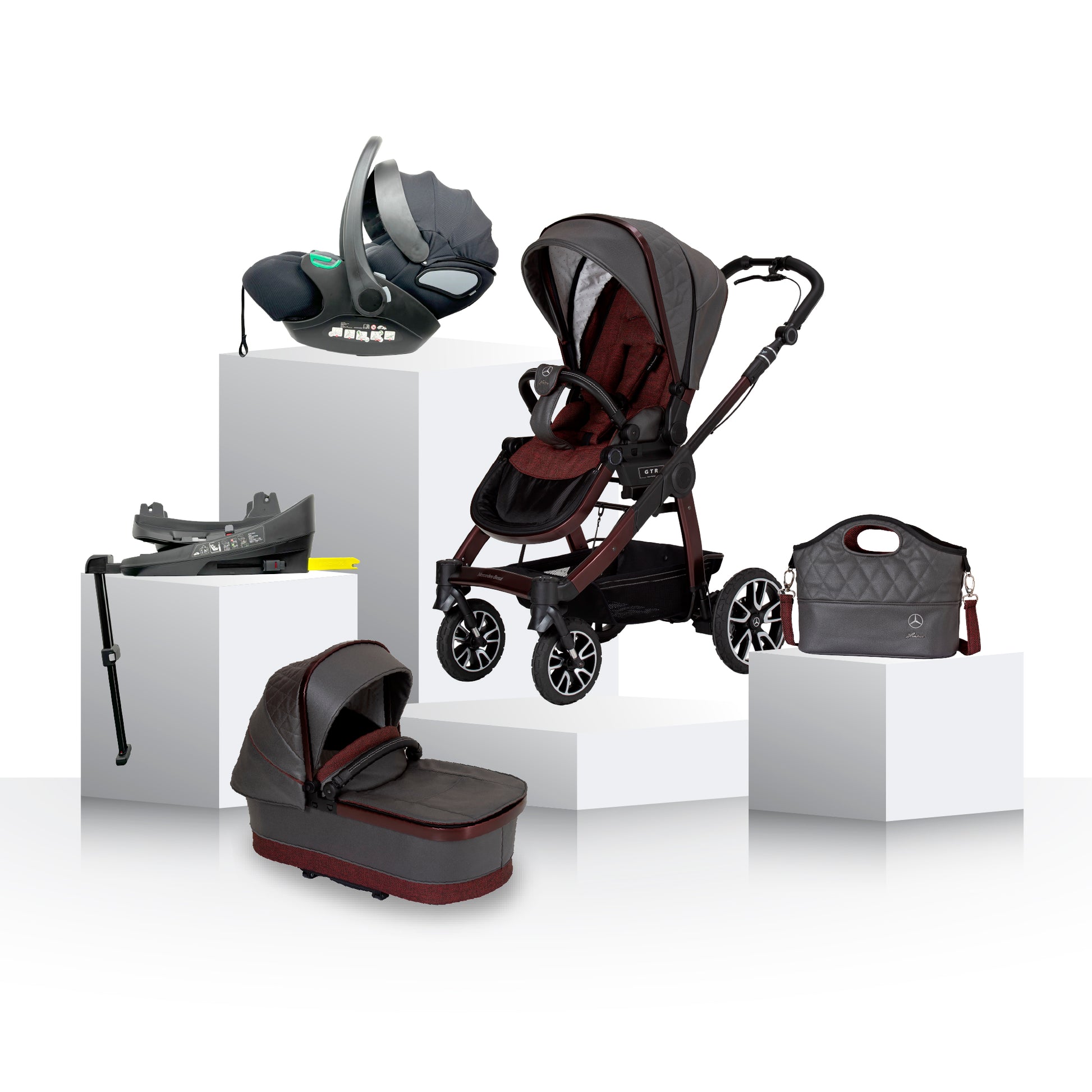 all terrain baby stroller Mercedes Benz All-Terrain GTR Stroller, Carrycot & Accessories with Co – Mercedes Baby
