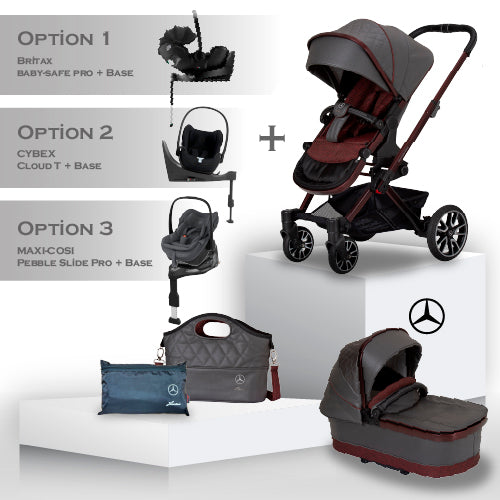 Mercedes Benz Avantgarde GTX Travel System - Tourmaline - Car Seat Bundle